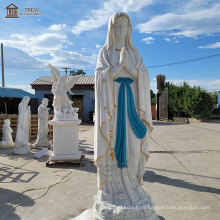 Product Large Hand Carved Religious White Marble Statue for Sale